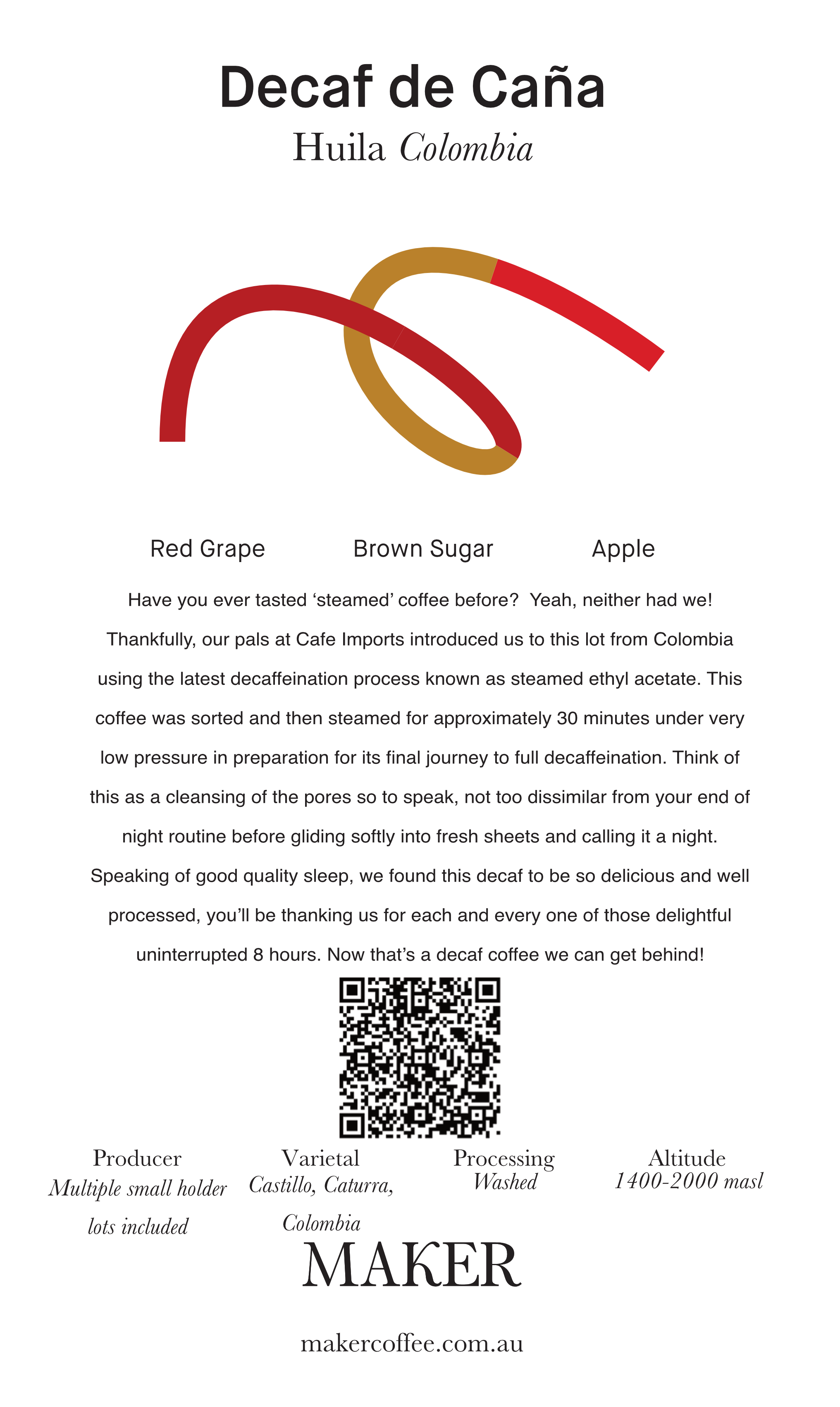Decaf - Colombia (Espresso Roast)