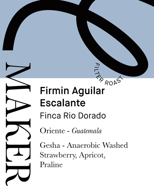 PRE SALE: SHIPPING 12th DECEMBER: Select Series 2025 - Firmin Aguilar Escalante - Gesha - Anaerobic Washed -  100g - Tin