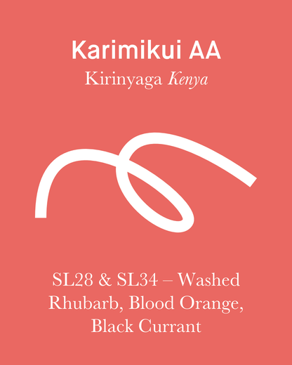 Karimikui AA - Washed - Kenya (Filter Roast)