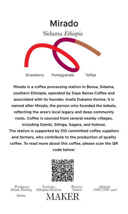 Mirado - Natural - Ethiopia (Espresso Roast)