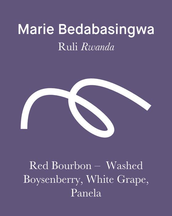 Marie Bedabasingwa - Washed Process - Rwanda (Filter Roast)