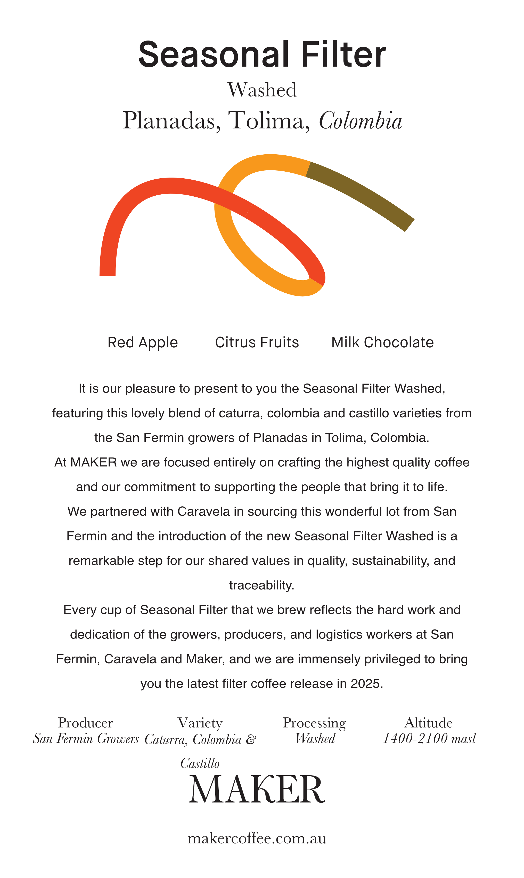 Seasonal Filter - Washed - (Filter Roast)