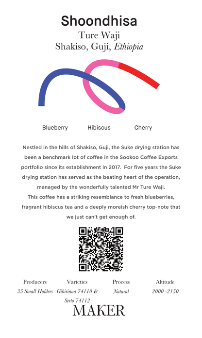 Shoondhisa - Natural - Ethiopia (Espresso Roast)