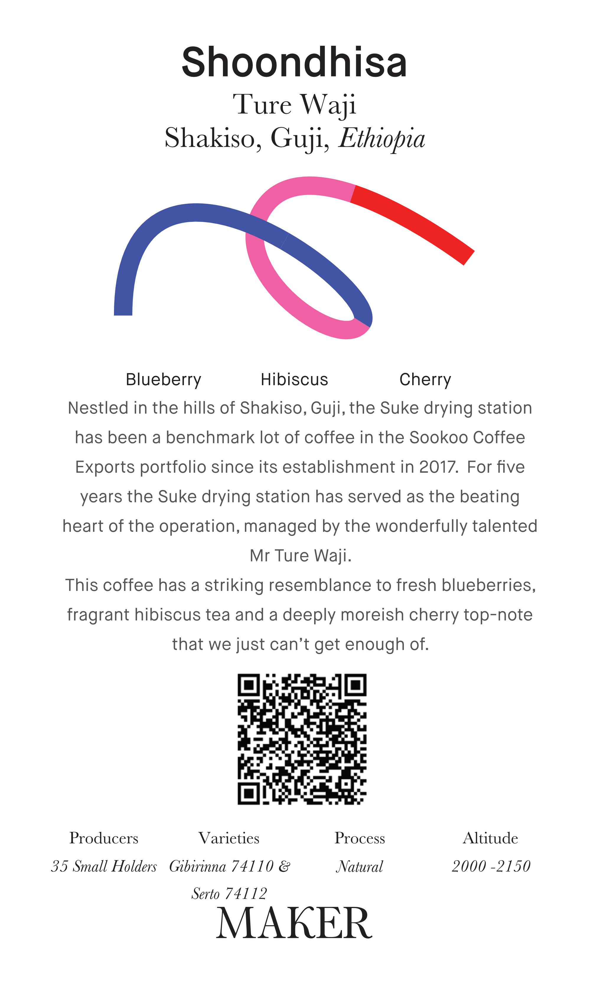 Shoondhisa - Natural - Ethiopia (Filter Roast)