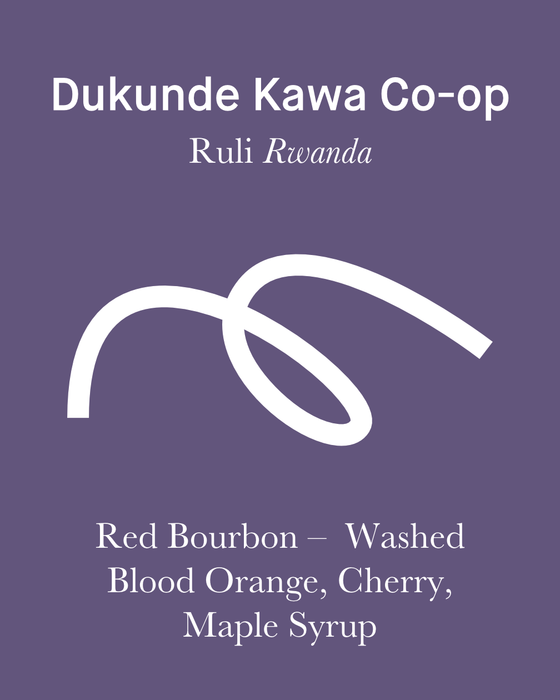 Dukunde Kawa Co-op - Washed - Rwanda (Filter Roast)